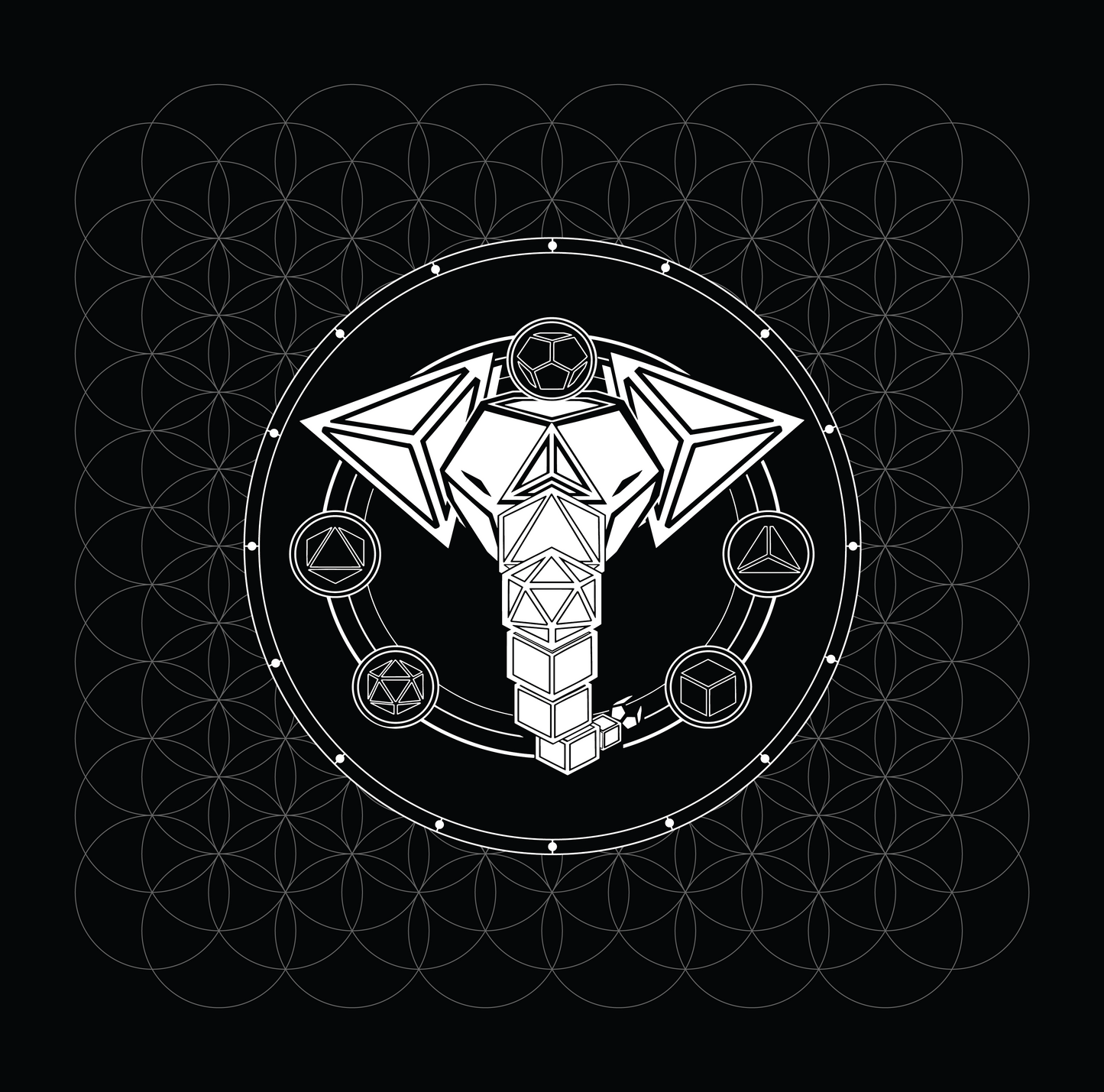 ELEPHANT SPIRIT | CLOTH BANDANA | CRYSTAL GRID | $11.11