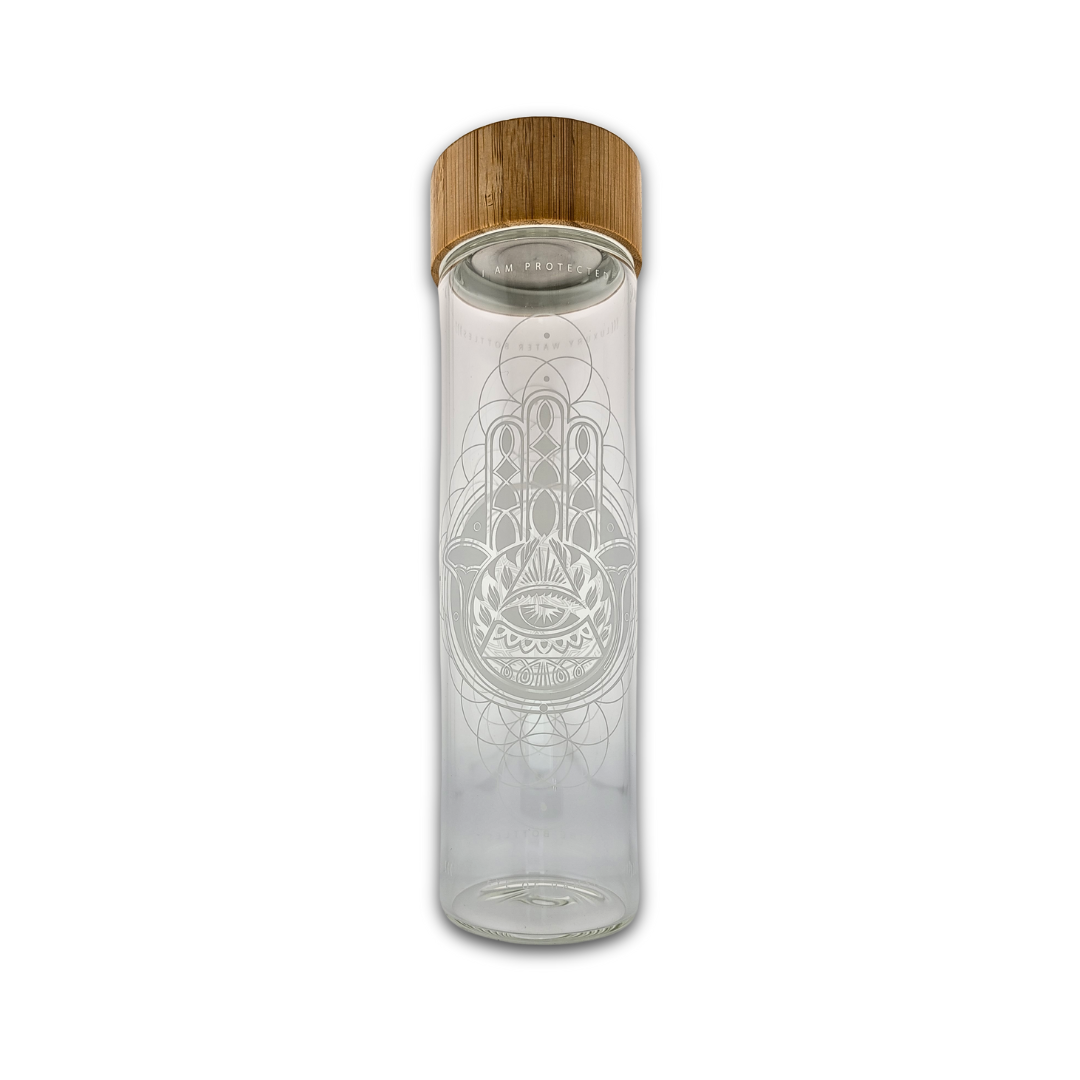 HAMSA VIBE BOTTLES | BAMBOO CAP | 20 OZ.