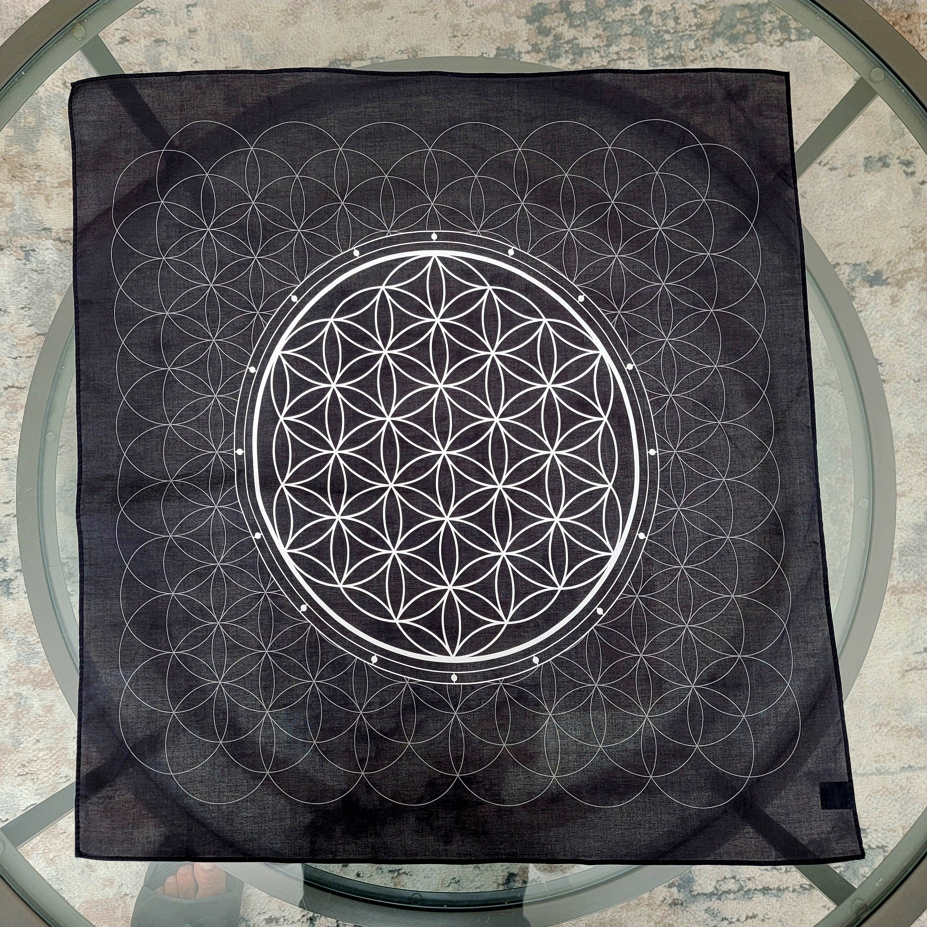 FLOWER OF LIFE | COTTON BANDANA