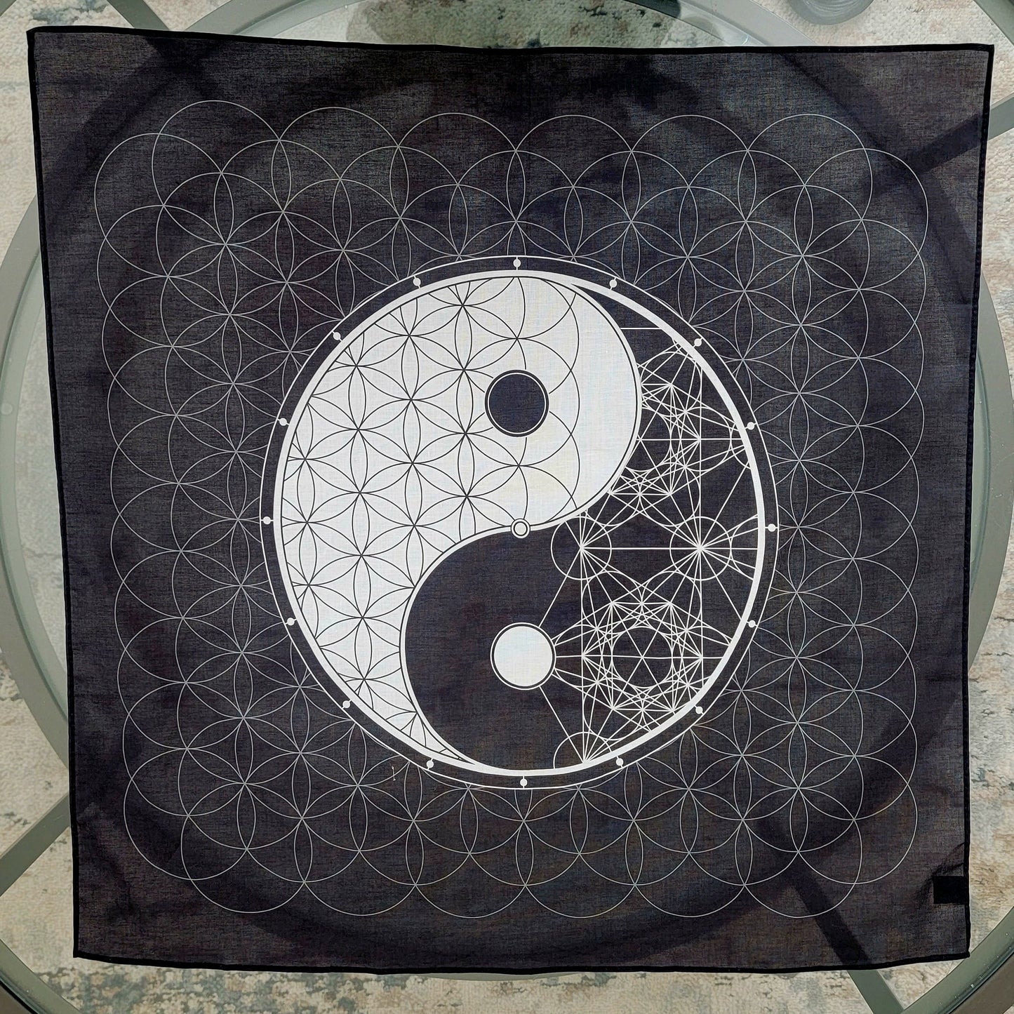 OCEAN & RIVER | CLOTH BANDANA | CRYSTAL GRID | $11.11
