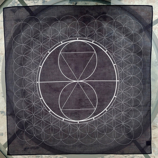SOUL ROOT ALCHEMY | CLOTH BANDANA | CRYSTAL GRID | $11.11