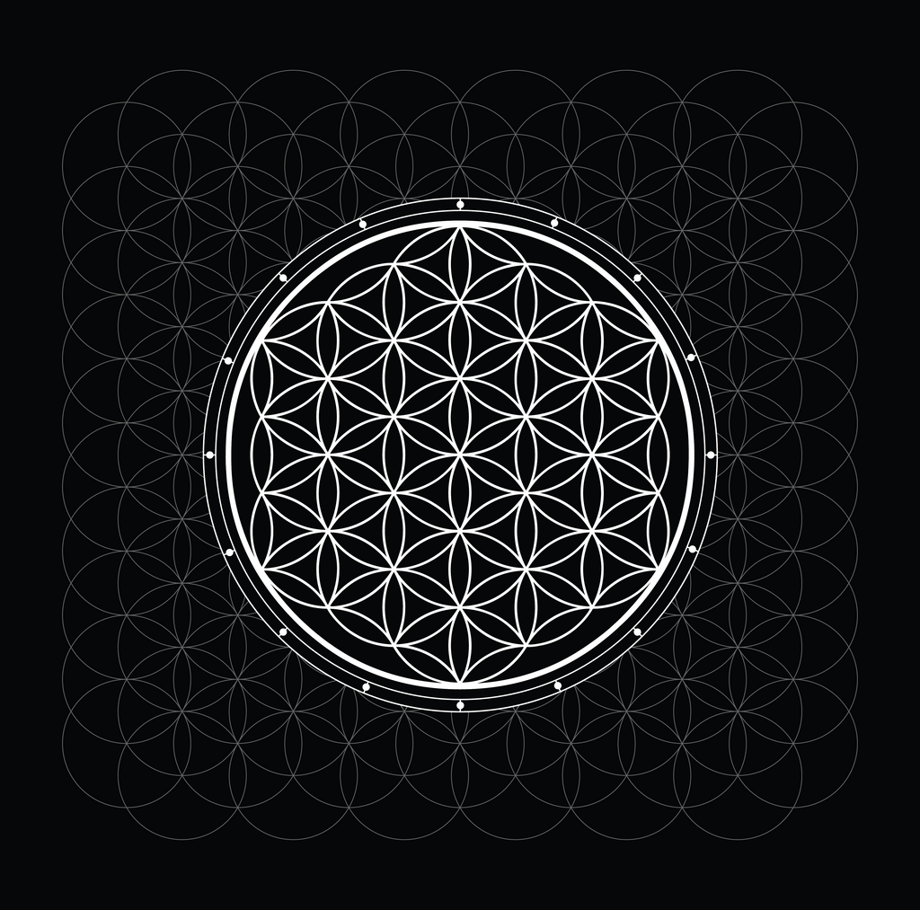 FLOWER OF LIFE | COTTON BANDANA