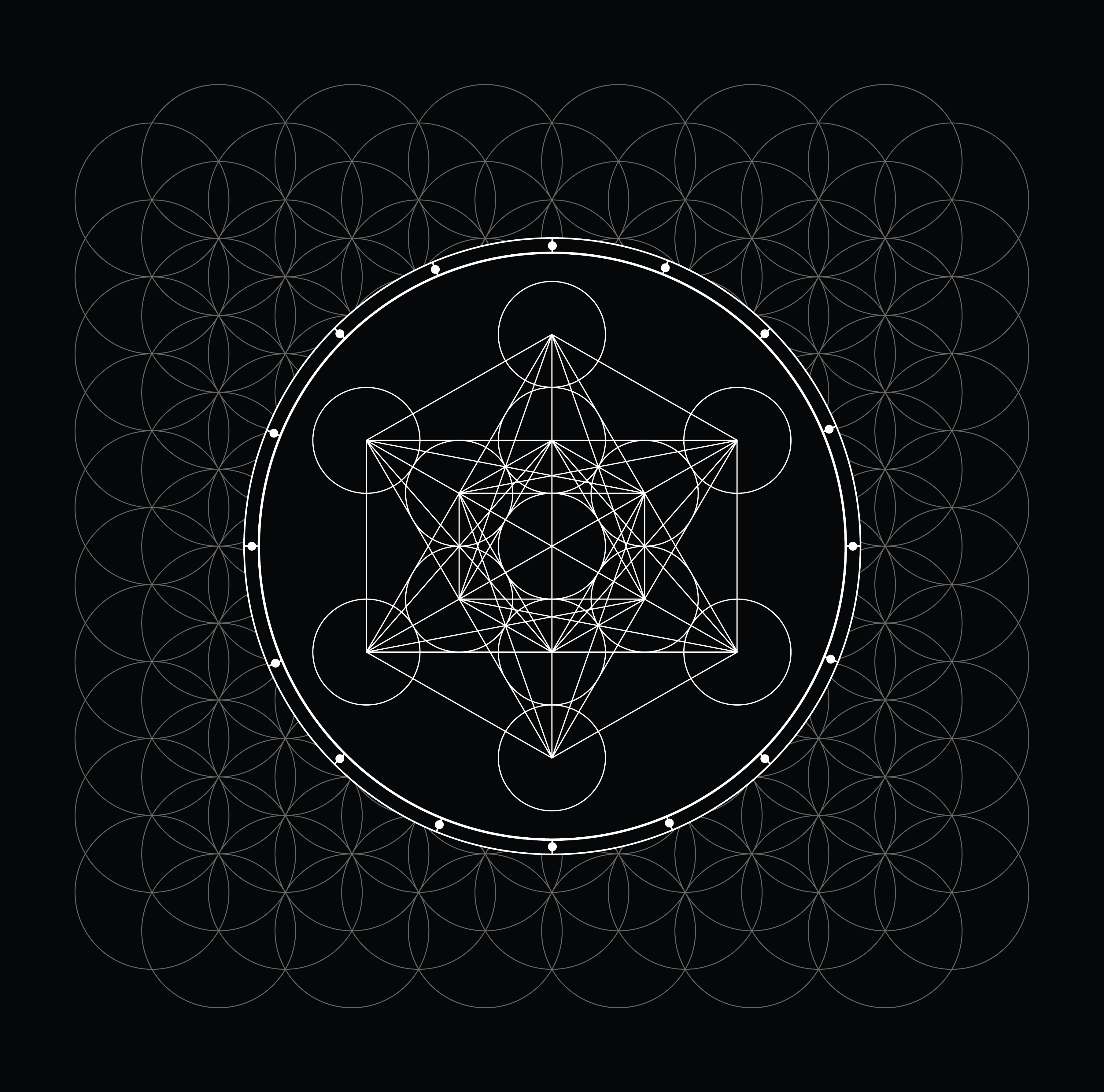 METATRONS CUBE |  | COTTON BANDANA